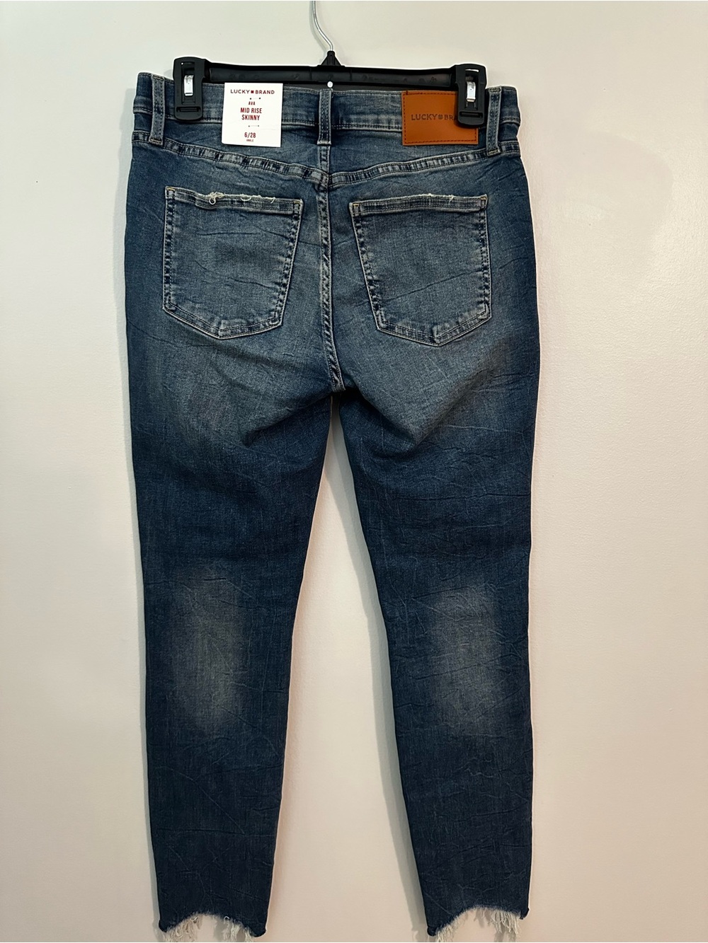 NWT Lucky Brand Mid Rise Ava Skinny Jeans Size 28 - Picture 4 of 11